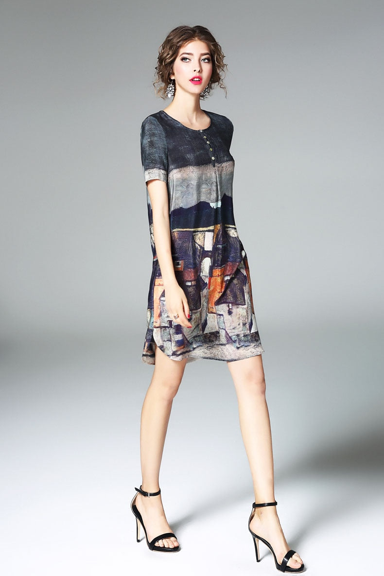 100% Silk dress