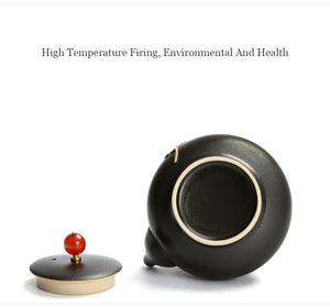Japanese style ceramic tea pot