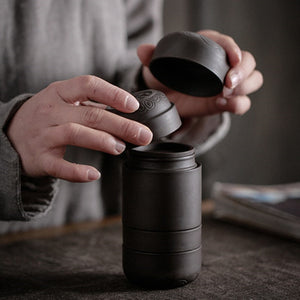 Portable travel tea set