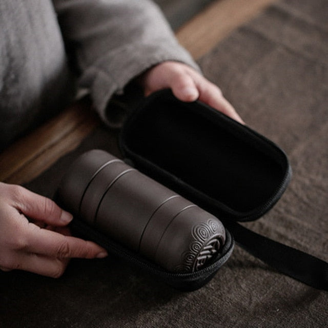 Portable travel tea set