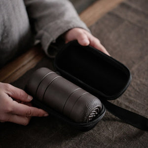 Portable travel tea set