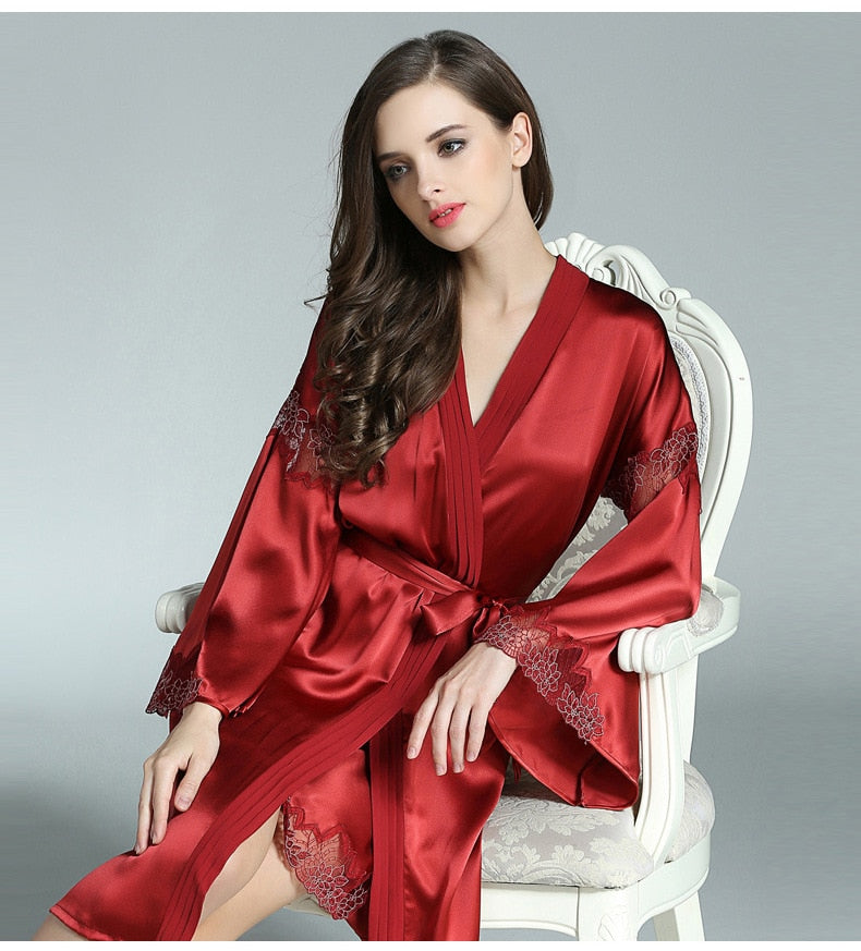 100% Silk Sleepwear Set