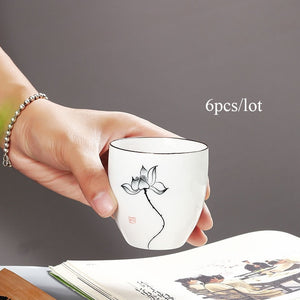 Porcelain Tea Set (6 pcs)