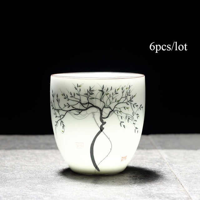 Porcelain Tea Set (6 pcs)
