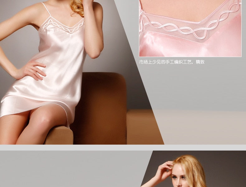 100% Mulberry Silk Nightgown
