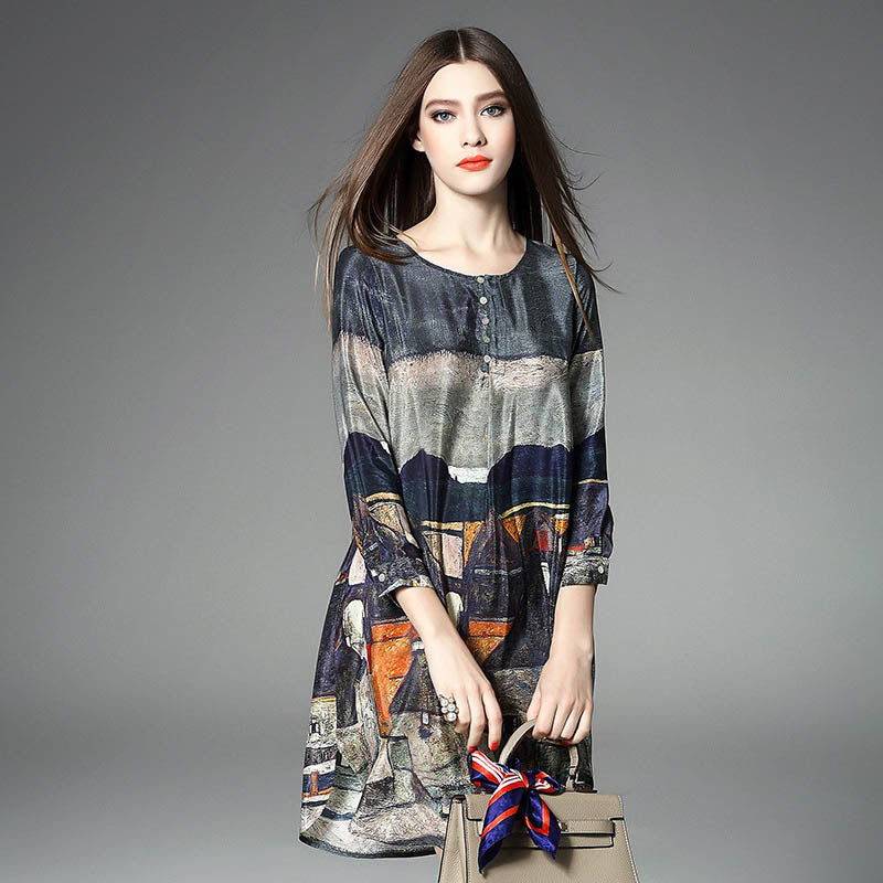 100% Silk dress