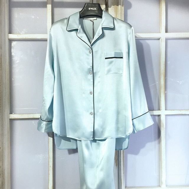 100% Silk Pajama Set
