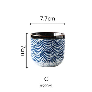 Japanese style ceramic tea cup