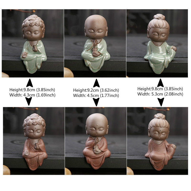 Ceramic Buddha statues