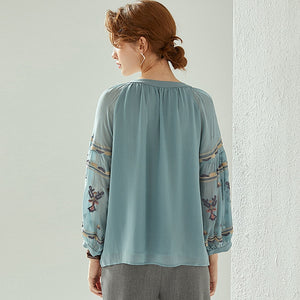 100% Silk blouse