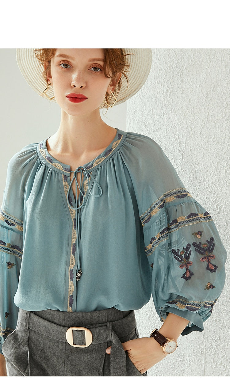 100% Silk blouse
