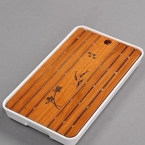 Wooden tea tray
