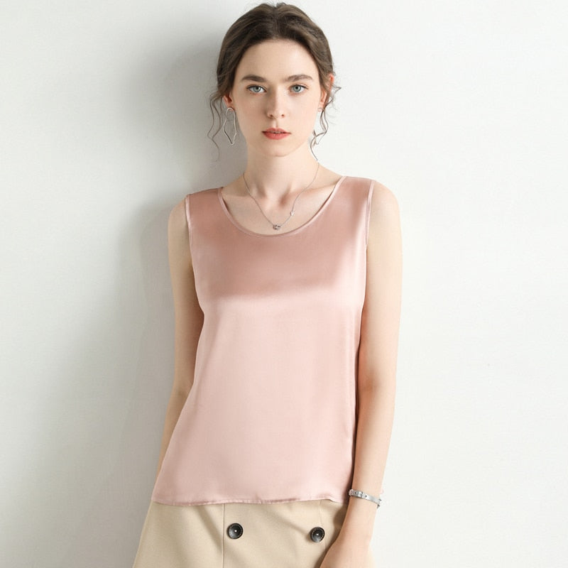 100% Silk tank top