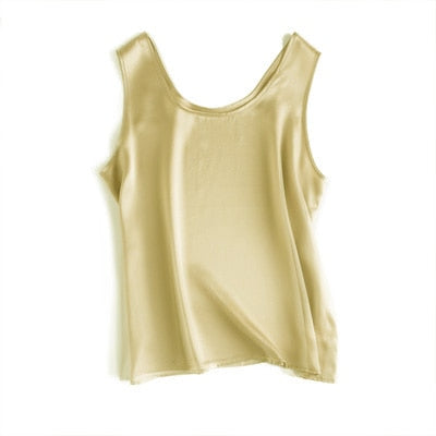 100% Silk tank top