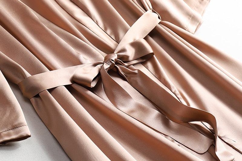 100% Mulberry Silk Robe