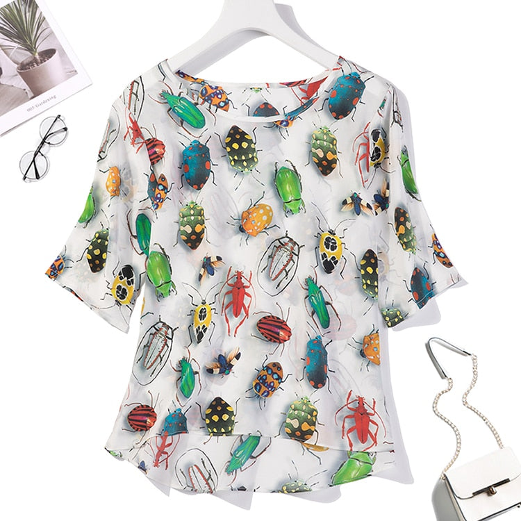 100% Silk blouse