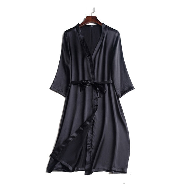 100% Silk Robe