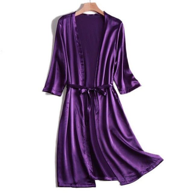 100% Silk Robe