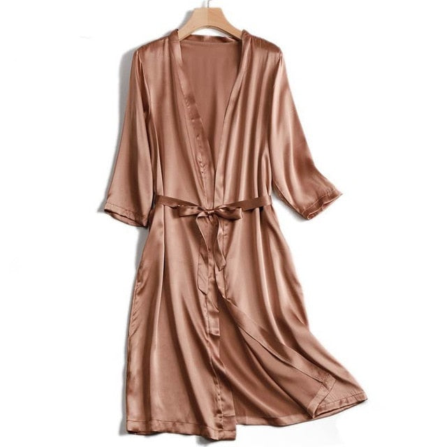 100% Silk Robe