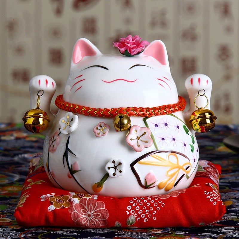 Japanese ceramic lucky cat