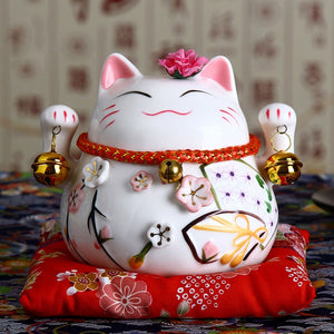 Japanese ceramic lucky cat
