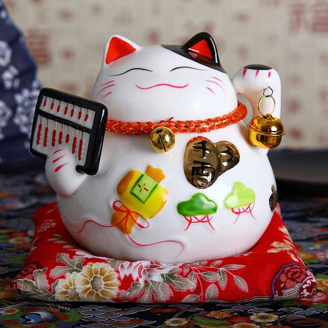 Japanese ceramic lucky cat