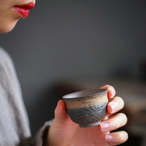 Stone grinding tea set