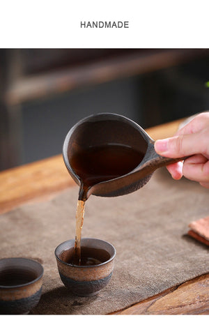 Stone grinding tea set