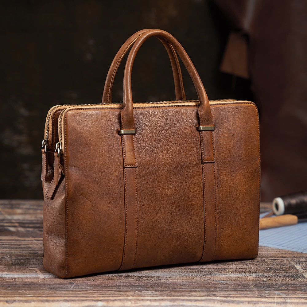 Vintage Leather Briefcase