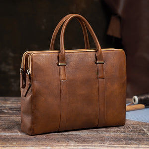 Vintage Leather Briefcase