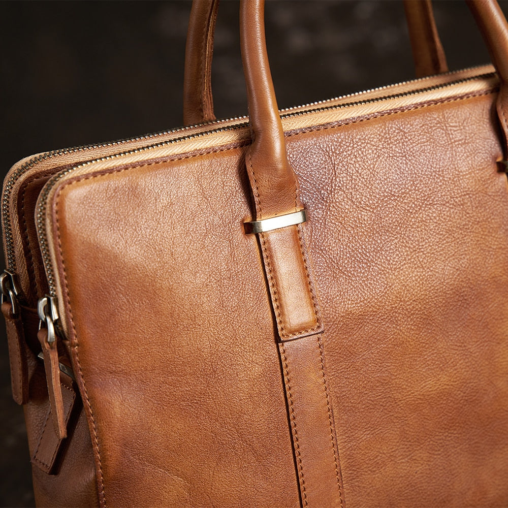 Vintage Leather Briefcase