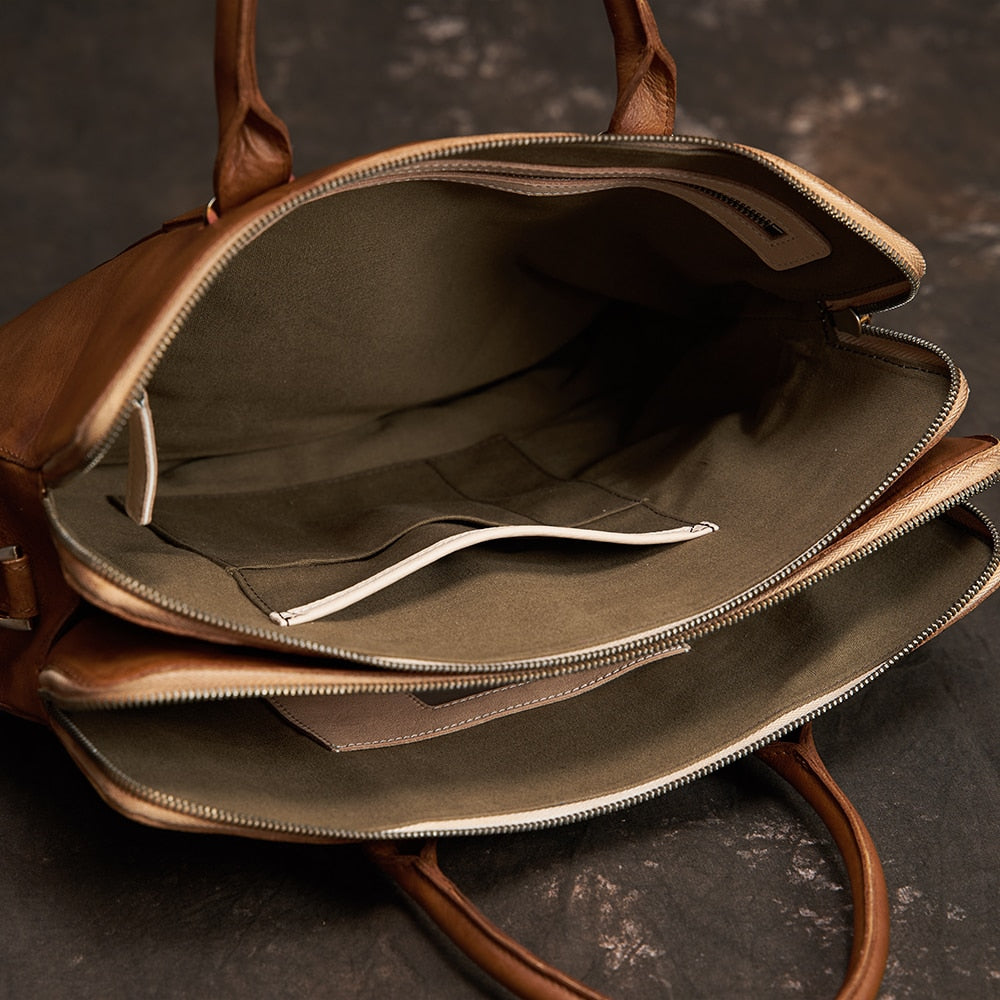 Vintage Leather Briefcase
