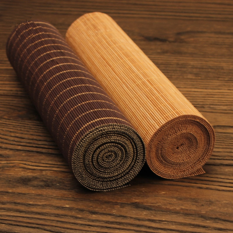 Bamboo kitchen mat