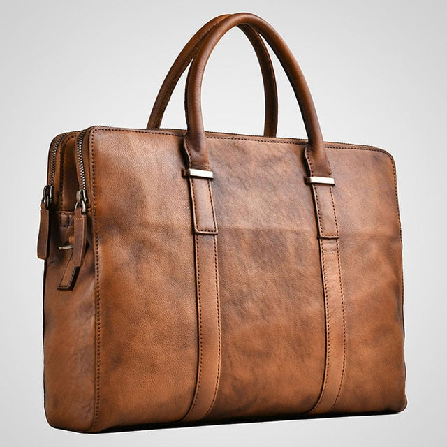 Vintage Leather Briefcase