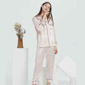 100% Mulberry Luxury Silk Pajama Set