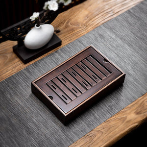 Bamboo tea tray