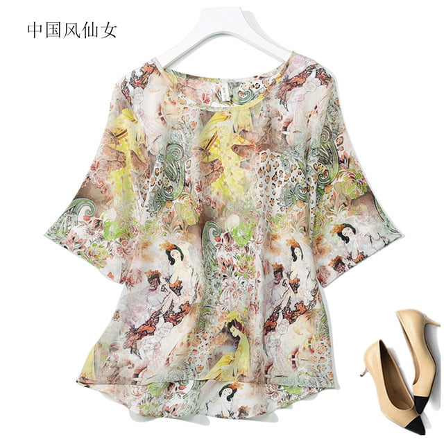 100% Silk blouse