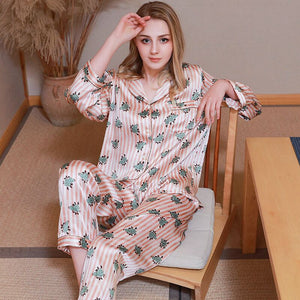 100% Silk Pajama Set