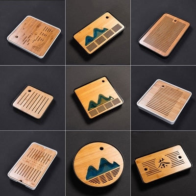 Bamboo tea tray