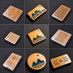Bamboo tea tray