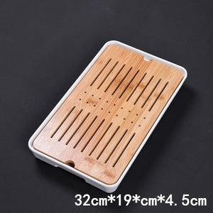 Bamboo tea tray