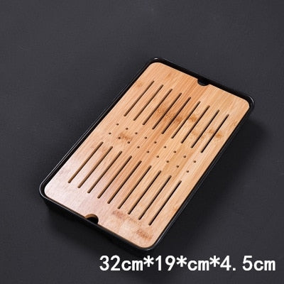 Bamboo tea tray