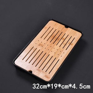 Bamboo tea tray