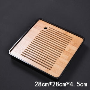 Bamboo tea tray