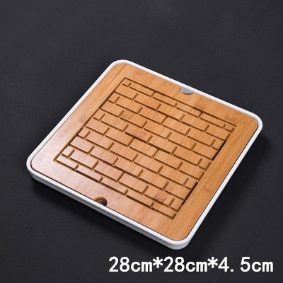 Bamboo tea tray