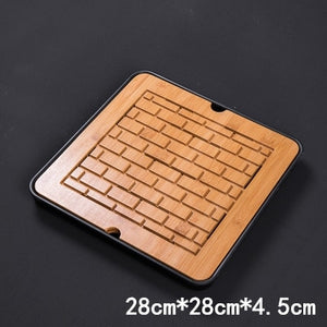Bamboo tea tray