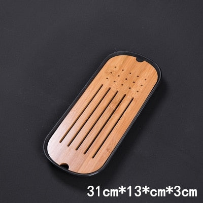 Bamboo tea tray