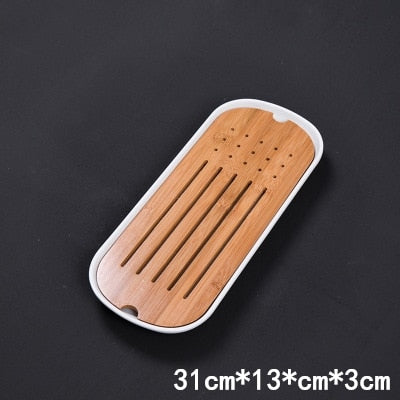 Bamboo tea tray
