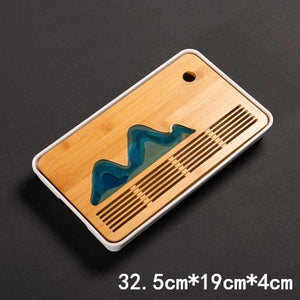 Bamboo tea tray