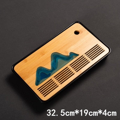 Bamboo tea tray